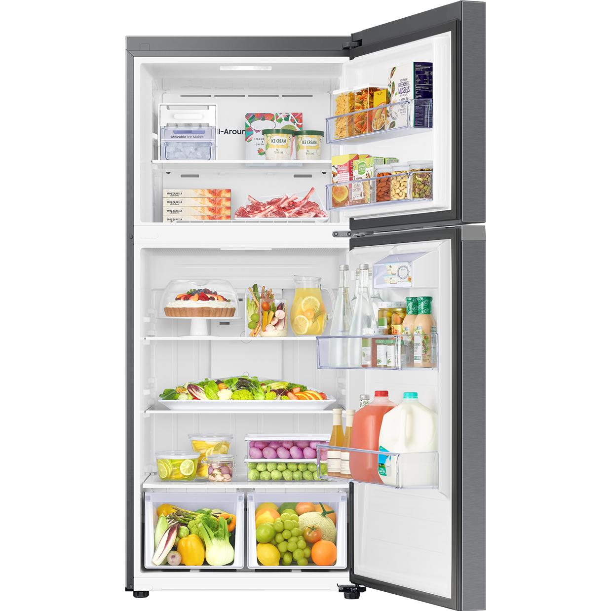  Samsung 30-inch Top Mount Refrigerator with Optional Ice Maker RT18DG6300SR/AC IMAGE 6