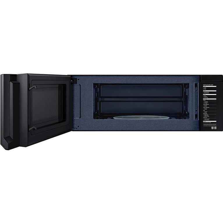  Samsung 30-inch, 1.1 cu. ft. Smart SLIM Over-the-Range Microwave Oven with Wi-Fi and Voice Control ME11F7510MT/AC IMAGE 3
