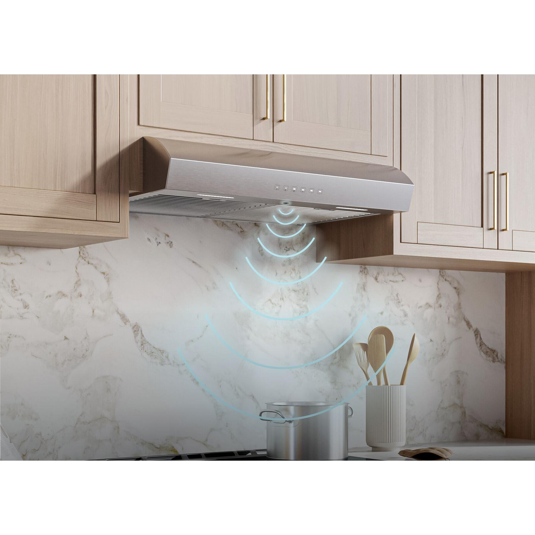  Broan 30-inc Series MTR3 Mantra Under-Cabinet Range Hood MTR3304SS IMAGE 2