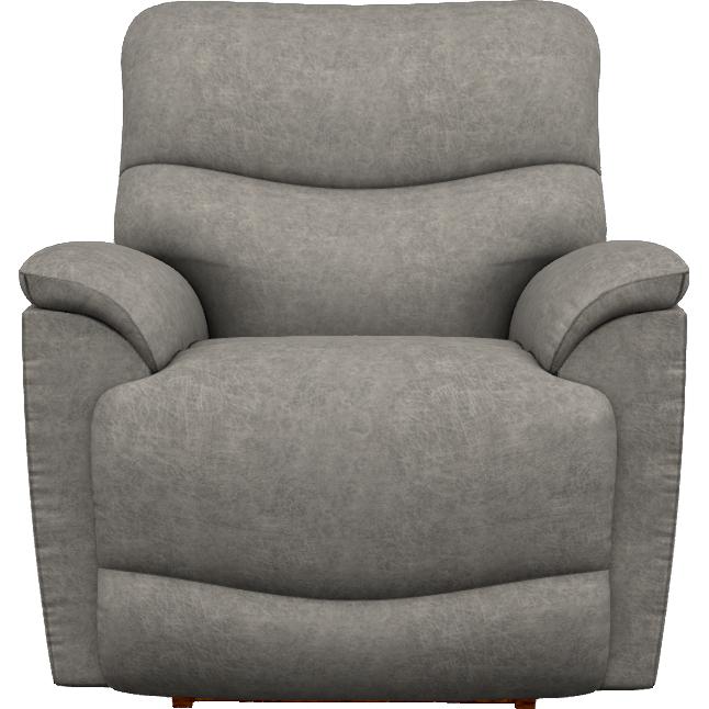  La-Z-Boy Trouper Power Rocking Recliner w/ Headrest - Charcoal IMAGE 2