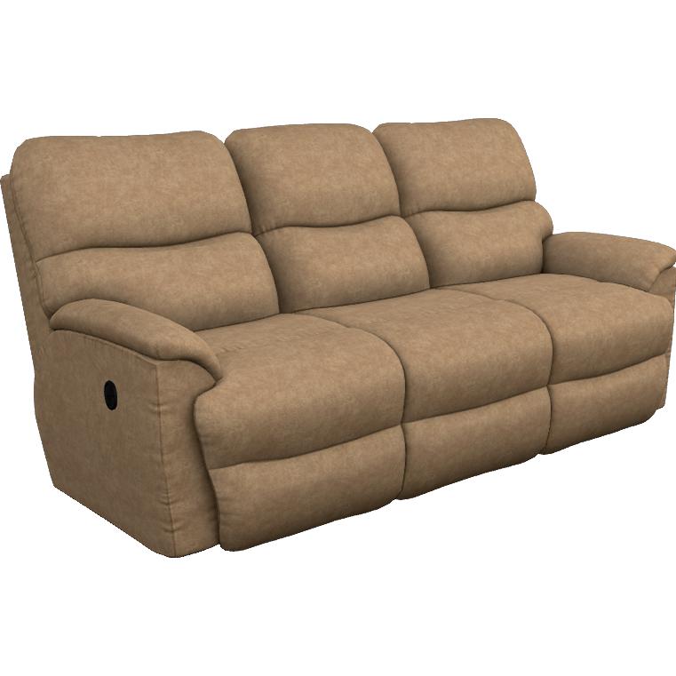  La-Z-Boy Trouper Reclining Sofa - Camel IMAGE 1