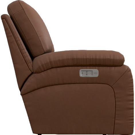  La-Z-Boy Greyson Power Reclining Sofa w/ Headrest - Caramel IMAGE 3