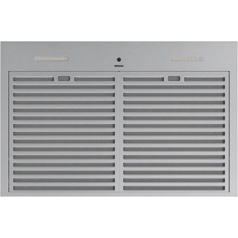  Broan 36-inch Glacier Series GLA3 Under-Cabinet Range Hood GLA3364SS IMAGE 2