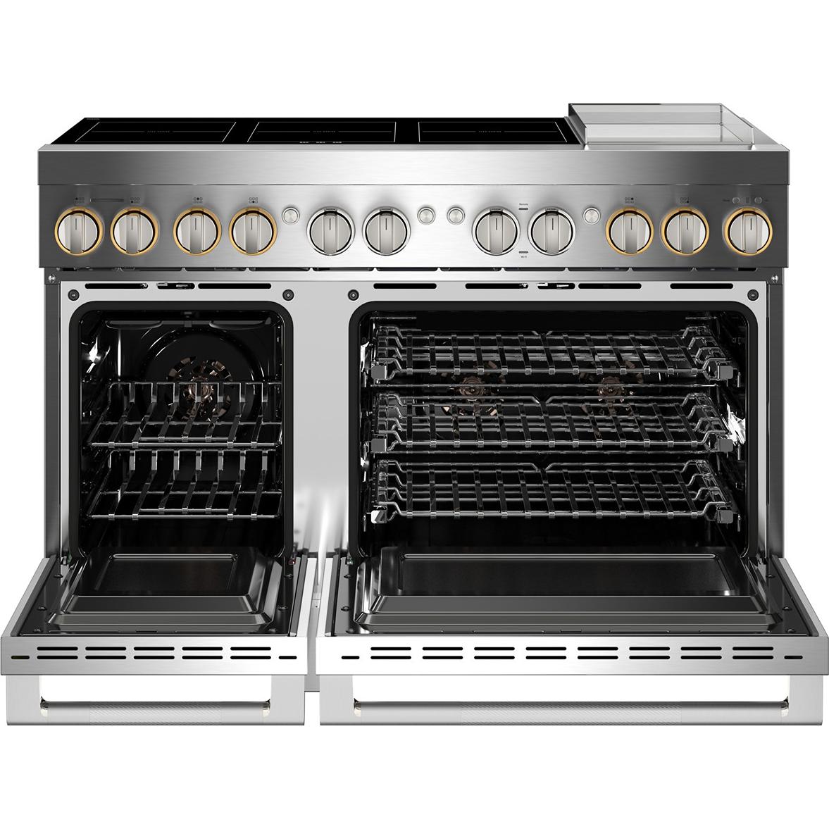  JennAir 48-inch, 6.3 cu. ft. Freestanding Induction Range with Griddle JPIGC748RL IMAGE 2