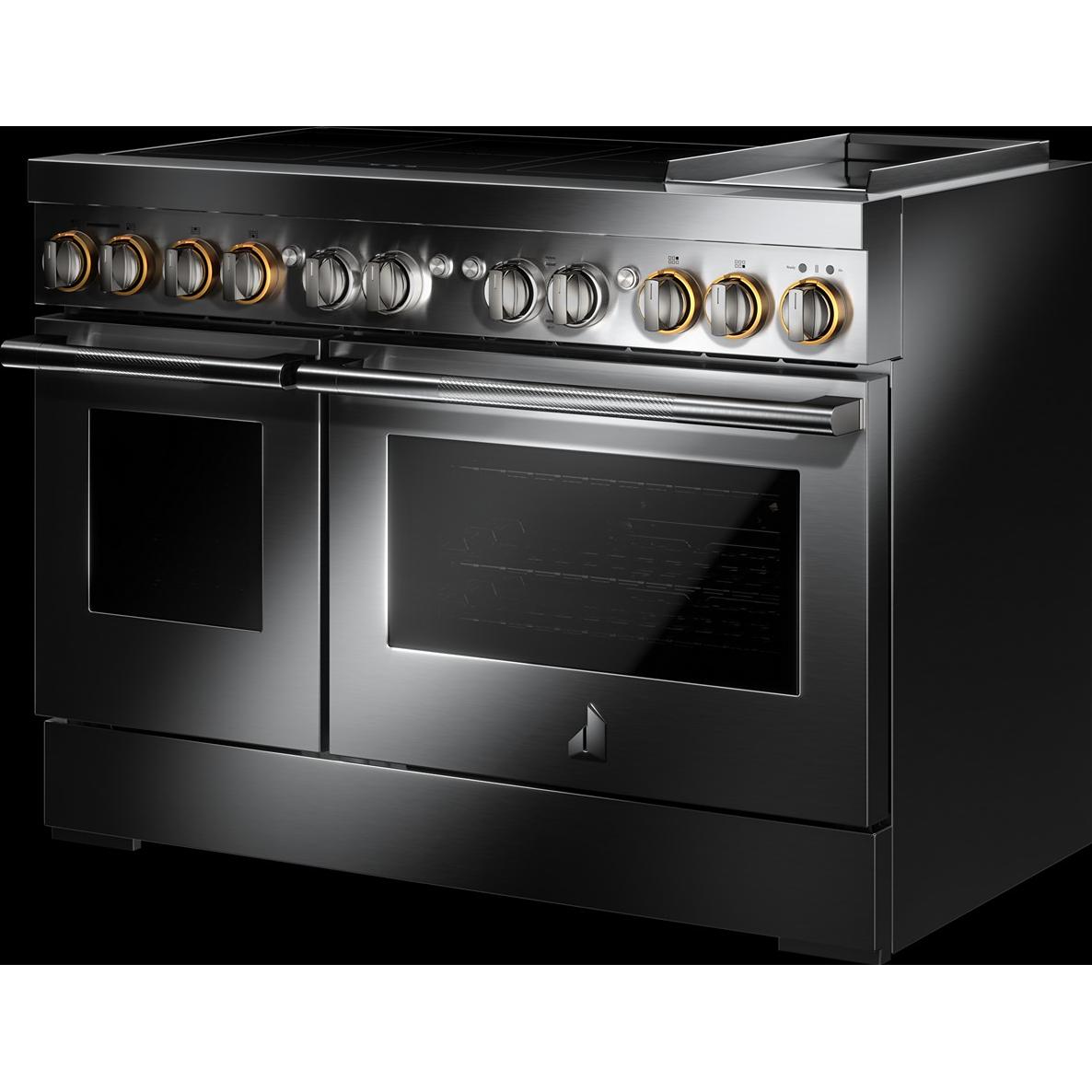  JennAir 48-inch, 6.3 cu. ft. Freestanding Induction Range with Griddle JPIGC748RL IMAGE 4