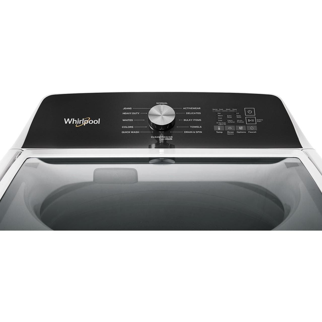  Whirlpool 5.3 cu. ft. Top Loading Washer with Built-in Faucet WTW5020SW IMAGE 4