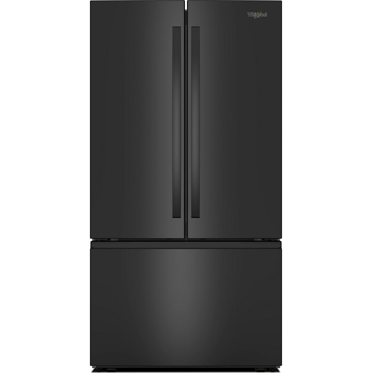  Whirlpool 36-inch, 31 cu. ft. Freestanding French 3-Door Refrigerator with Interior Ice Maker WRFF3136SB IMAGE 1