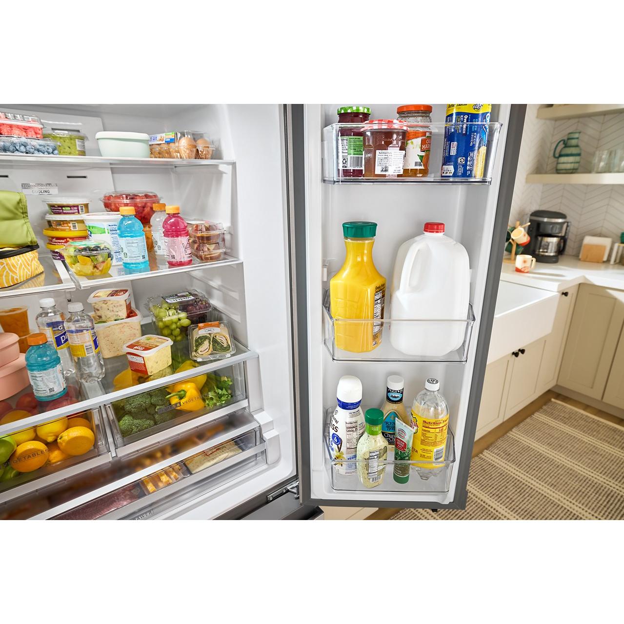  Whirlpool 36-inch, 31 cu. ft. Freestanding French 3-Door Refrigerator with Interior Ice Maker WRFF3136SZ IMAGE 5