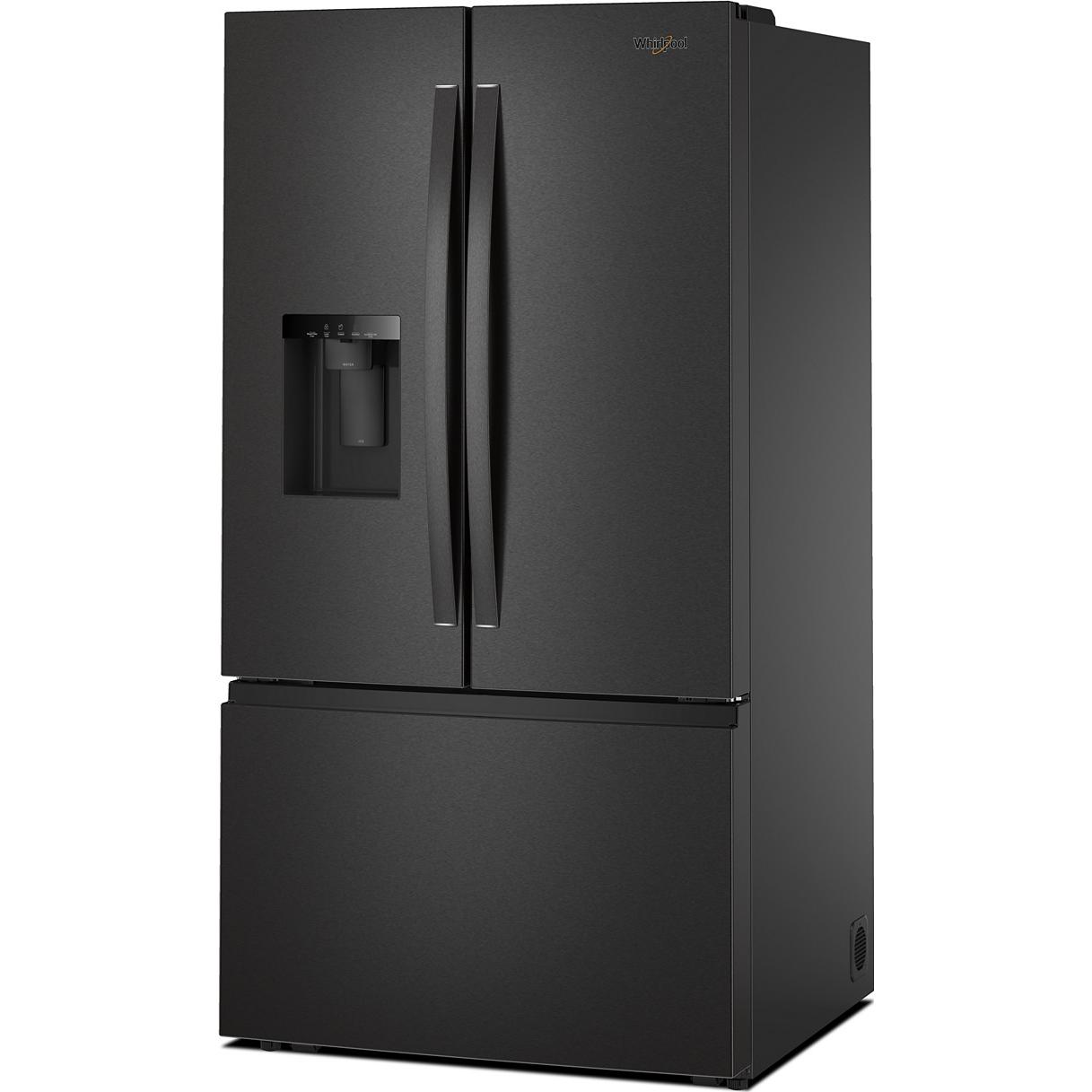 Whirlpool 36-inch, 30 cu. ft. Freestanding French 3-Door Refrigerator with External Water and Ice Dispensing System WRFF3536SV IMAGE 3
