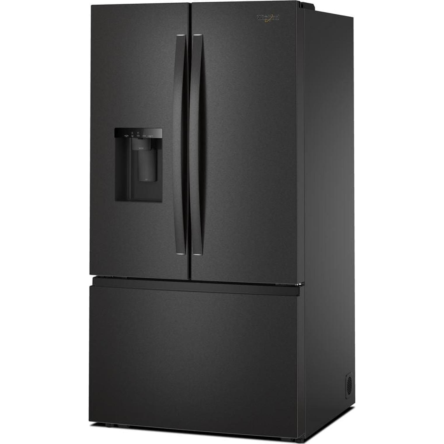  Whirlpool 36-inch, 30 cu. ft. Freestanding French 3-Door Refrigerator with External Water and Ice Dispensing System WRFF3536SV IMAGE 4