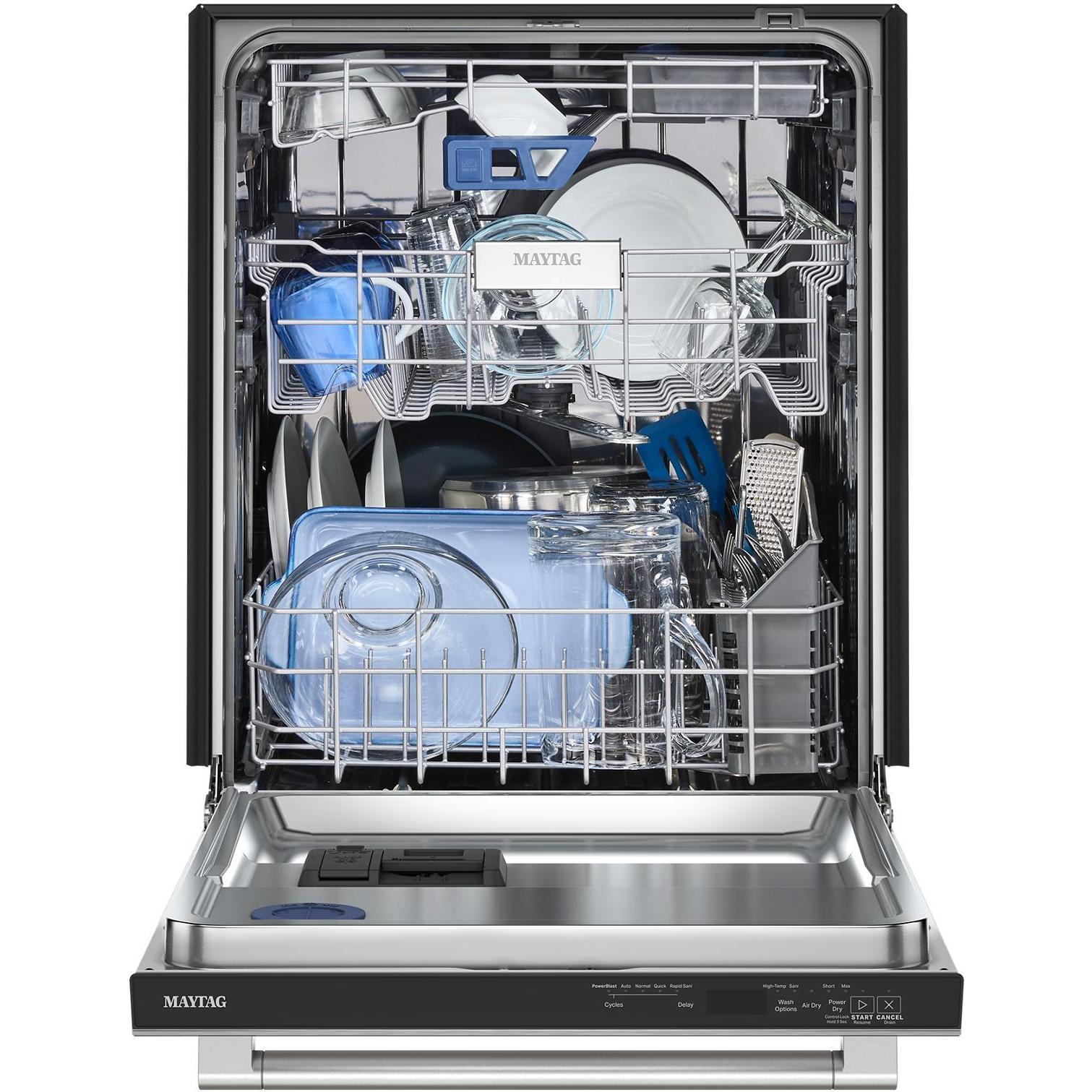 Maytag 24-inch Top Control Dishwasher with PowerBlast® cycle MDTS7024SZ IMAGE 4
