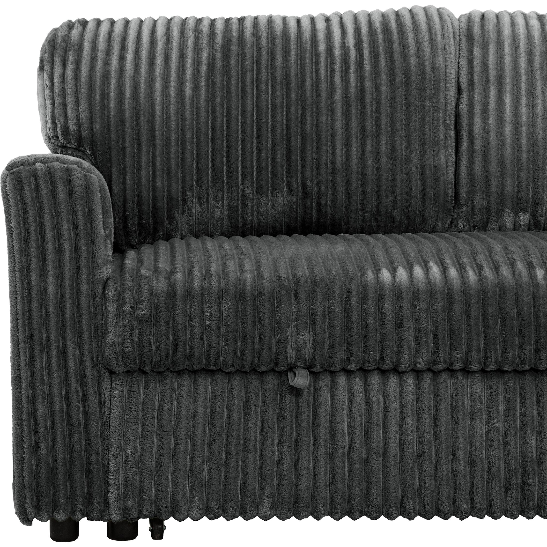  Primo International Arabella Sofabed - Opulence Dark Grey IMAGE 11