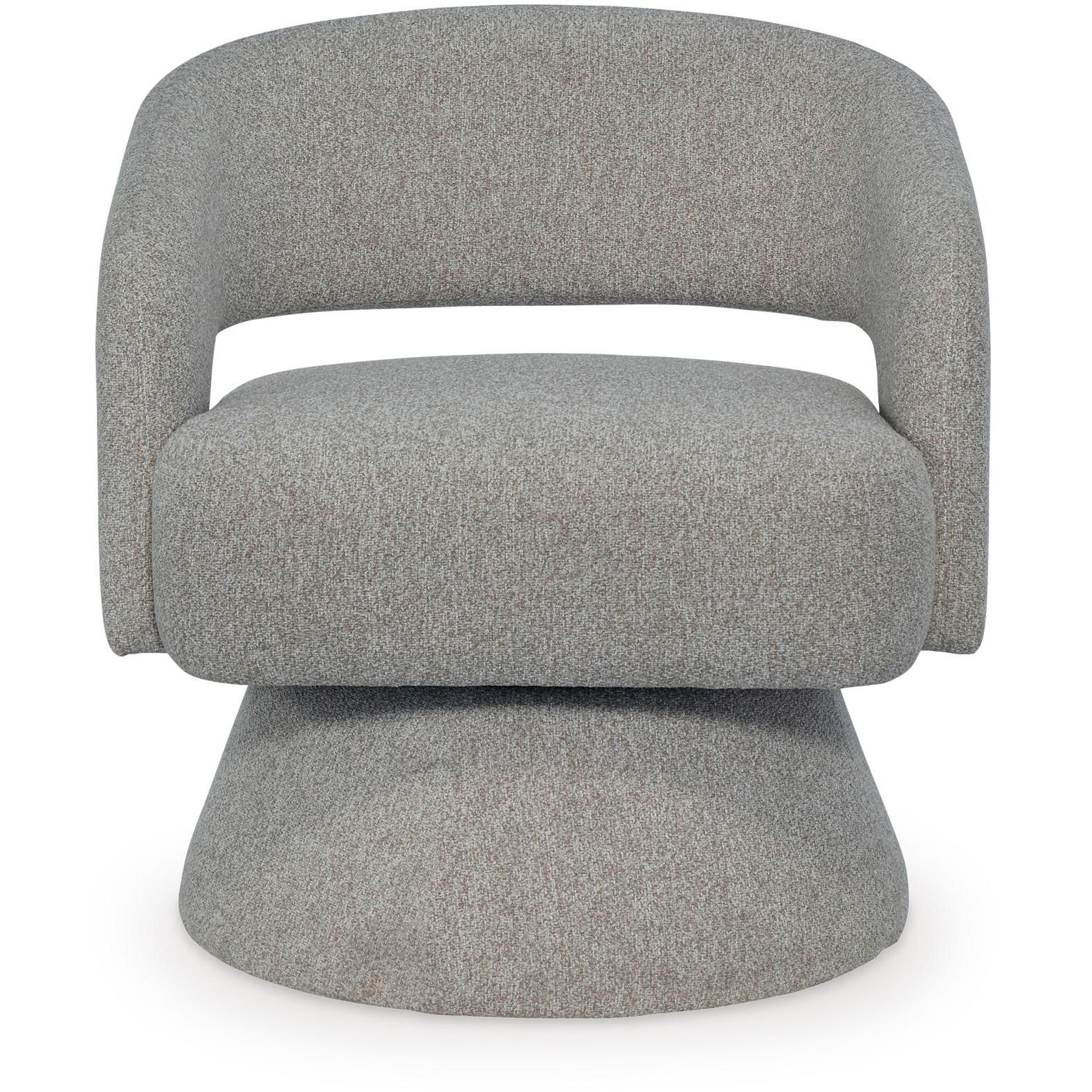  Signature Design by Ashley Nashkins A3000757 Swivel Accent Chair IMAGE 2