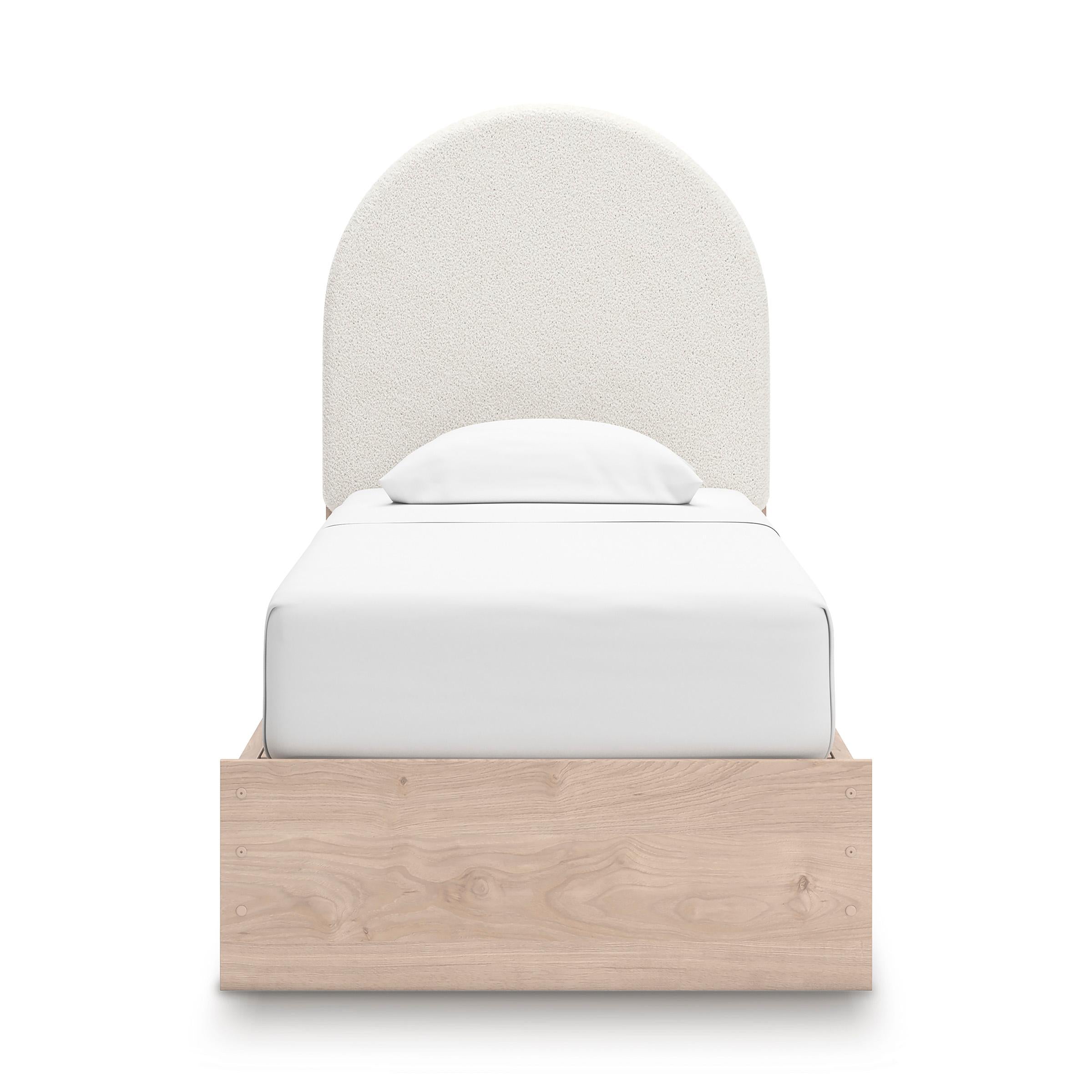 Signature Design by Ashley Arloster PCB1566B6 Twin Upholstered Panel Bed with Storage IMAGE 3