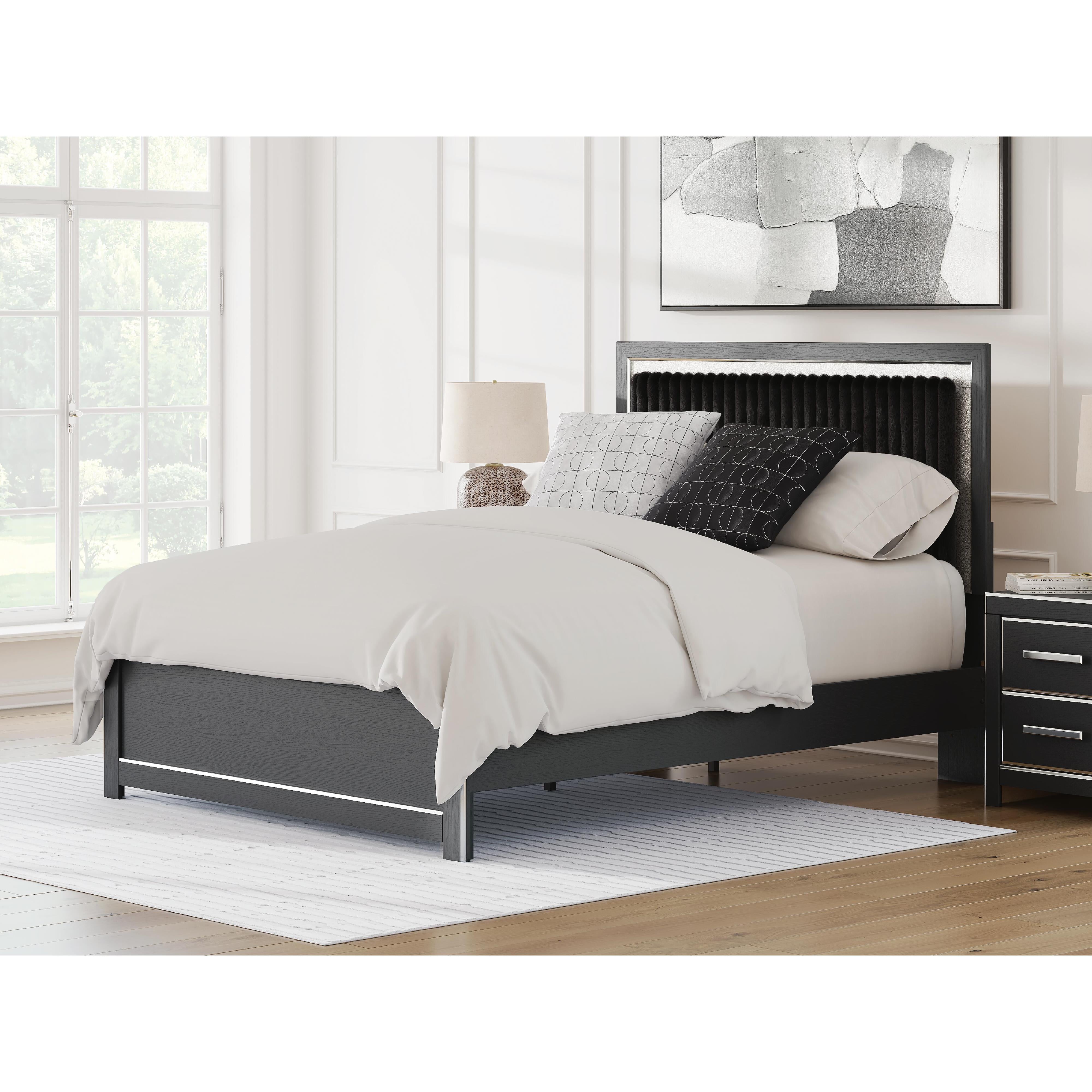  Signature Design by Ashley Zuraleus PCB3380B2 Queen Upholstered Platform Bed IMAGE 2