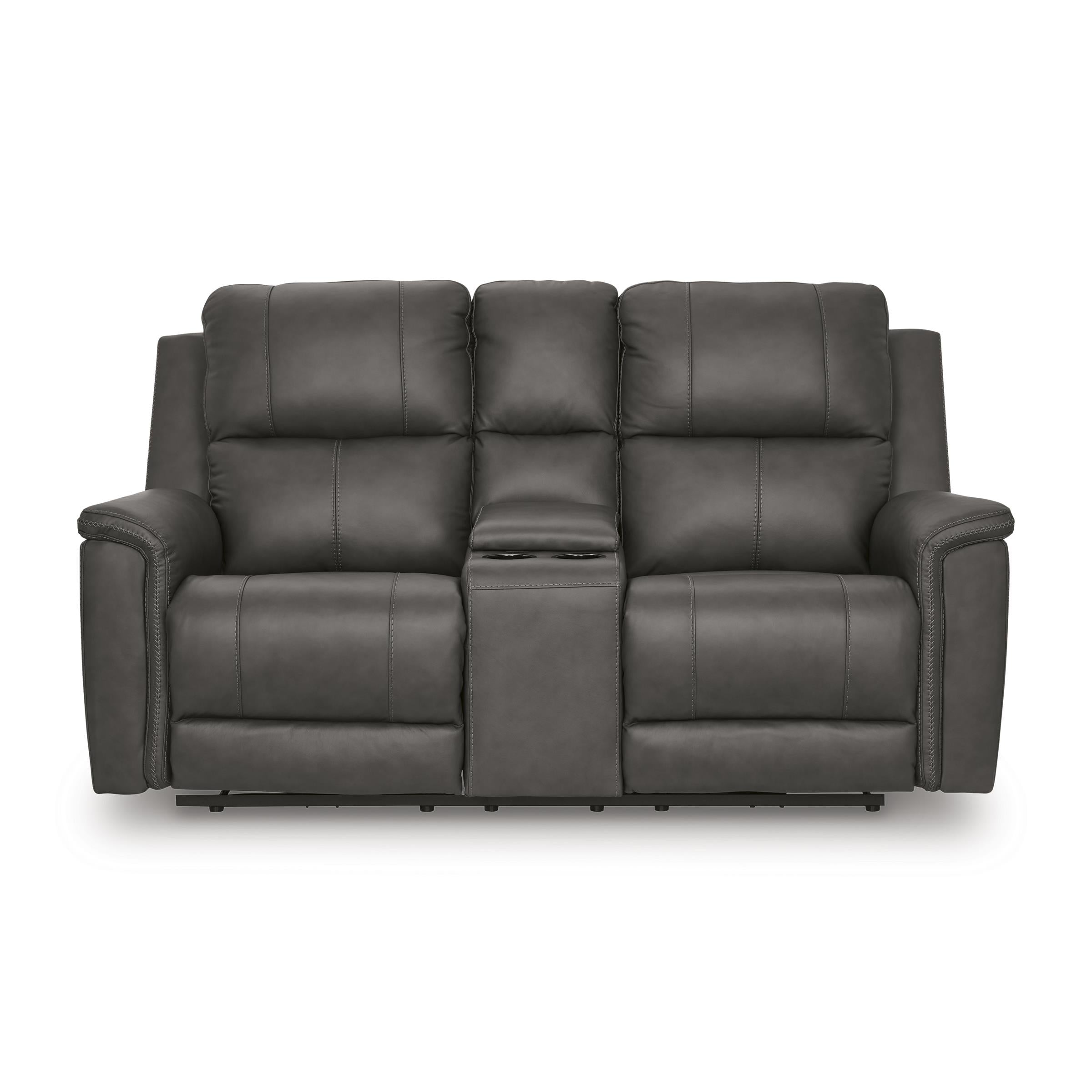  Signature Design by Ashley Bleckley PCU1200018 Power Reclining Loveseat with Console and Adjustable Headrest IMAGE 3