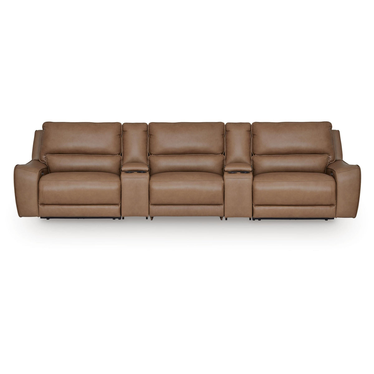  Signature Design by Ashley DeepWakes PCU62606S39 5 pc Reclining Sectional with Storage Consoles IMAGE 1