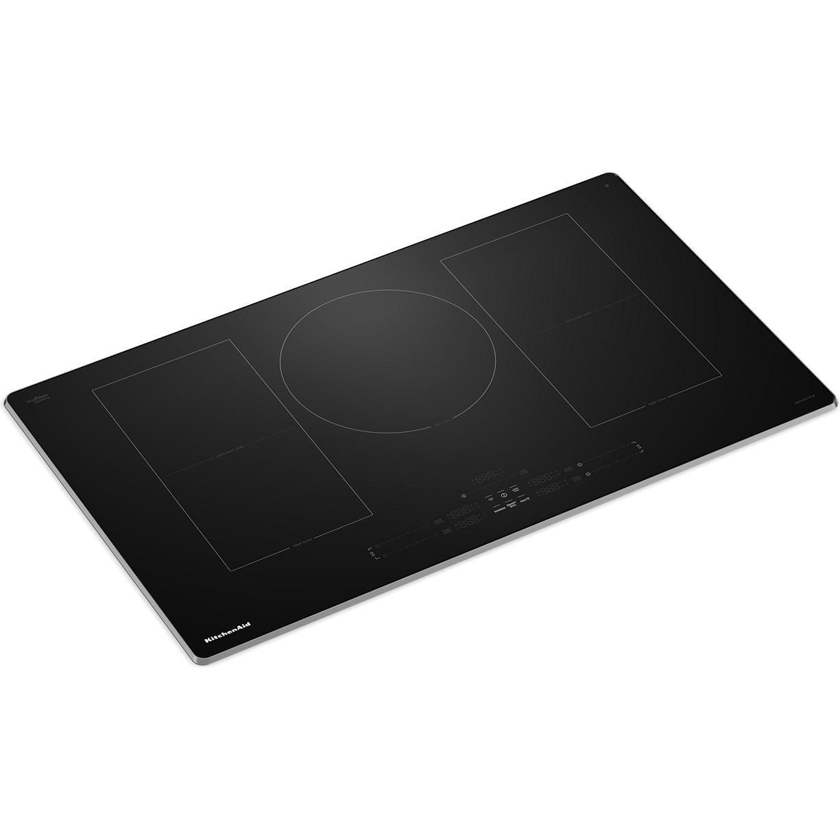 KitchenAid 36-inch Built-in Temp Cook™ Induction Cooktop with 5 Cooking Zones KCIT736SSS IMAGE 2