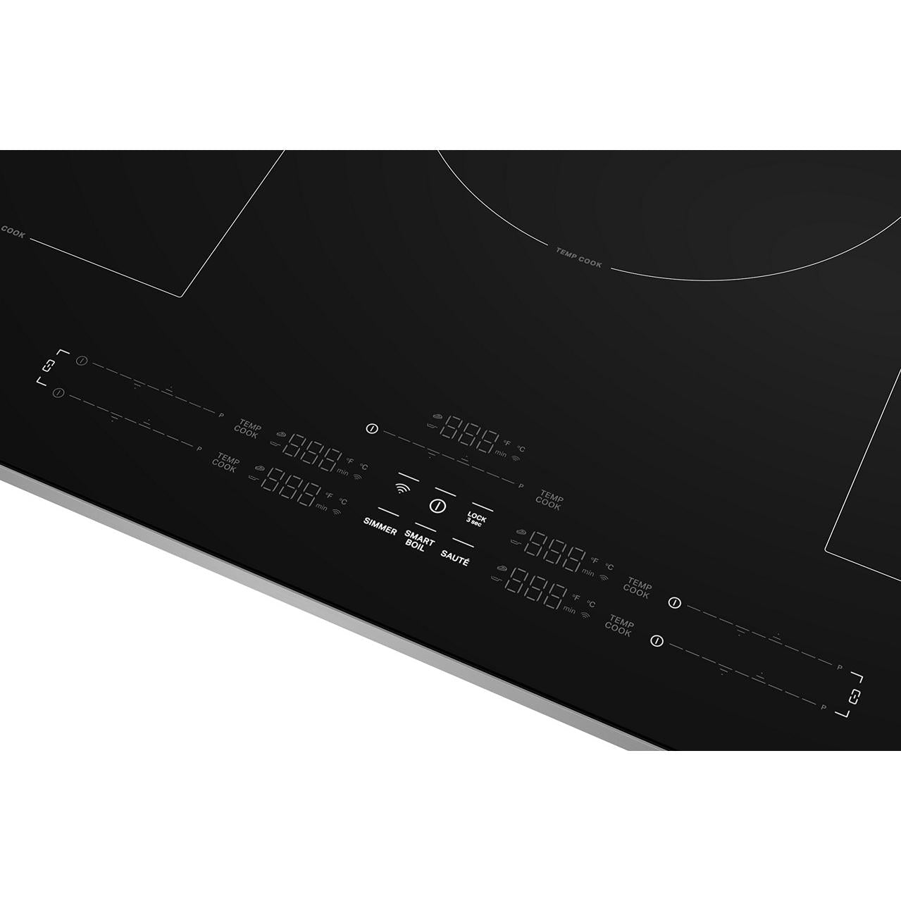 KitchenAid 36-inch Built-in Temp Cook™ Induction Cooktop with 5 Cooking Zones KCIT736SSS IMAGE 4