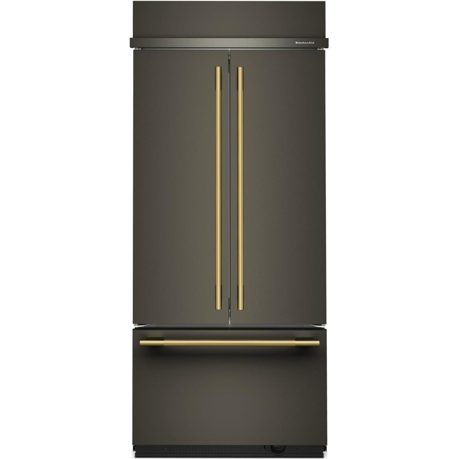  KitchenAid 36-inch, 20.8 cu. ft. Built-in French 3-Door Refrigerator KBFN536SBE IMAGE 15
