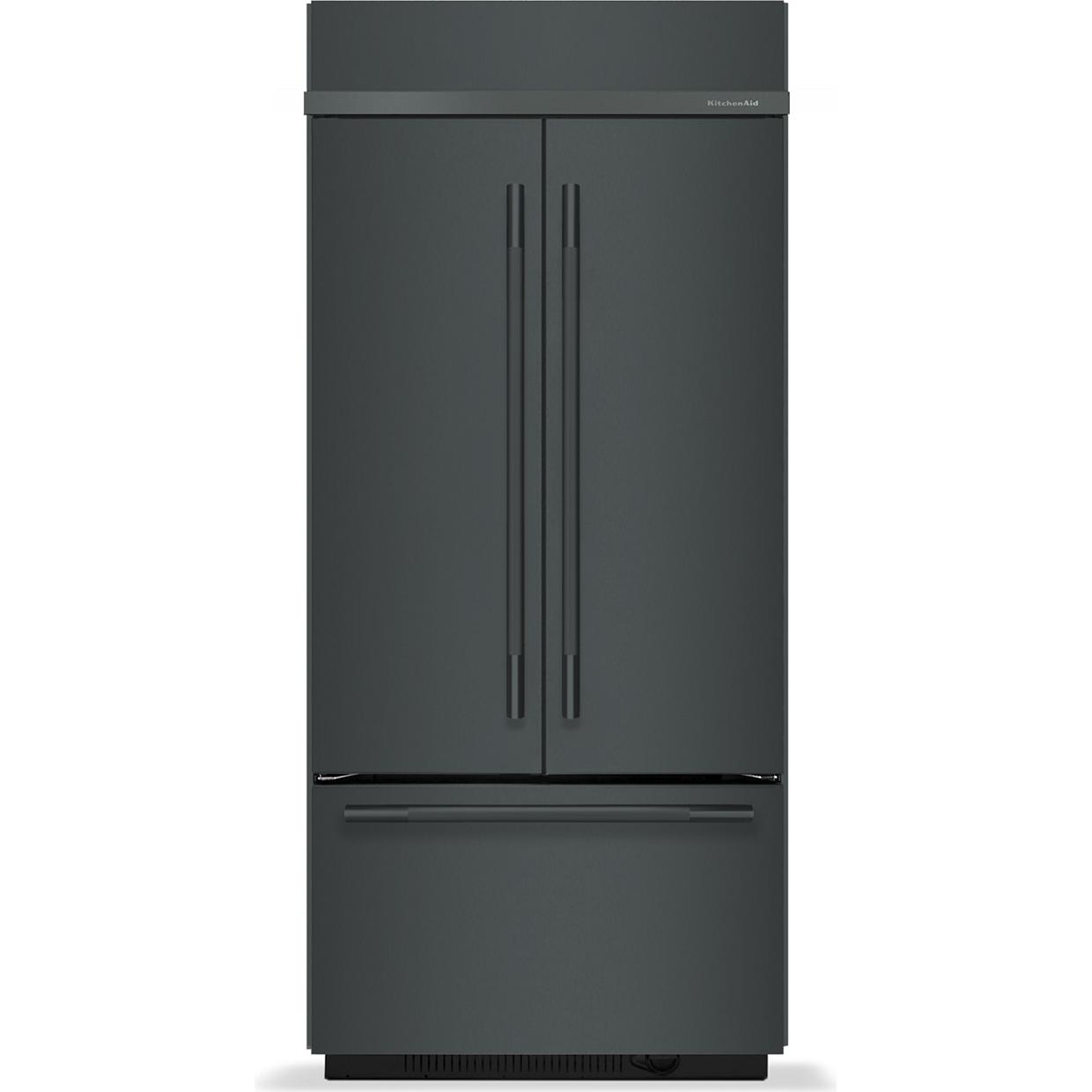  KitchenAid 36-inch, 20.8 cu. ft. Built-in French 3-Door Refrigerator KBFN536SJP IMAGE 1