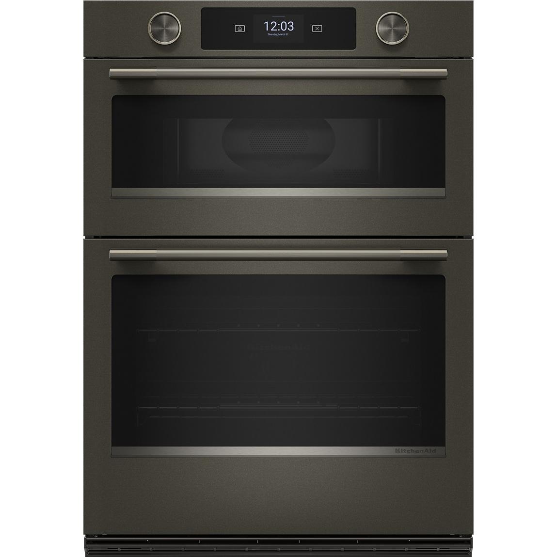 KitchenAid 30-inch Built-in Combination Wall Oven with Microwave Oven with Convection Technology KOEC730SBE IMAGE 3