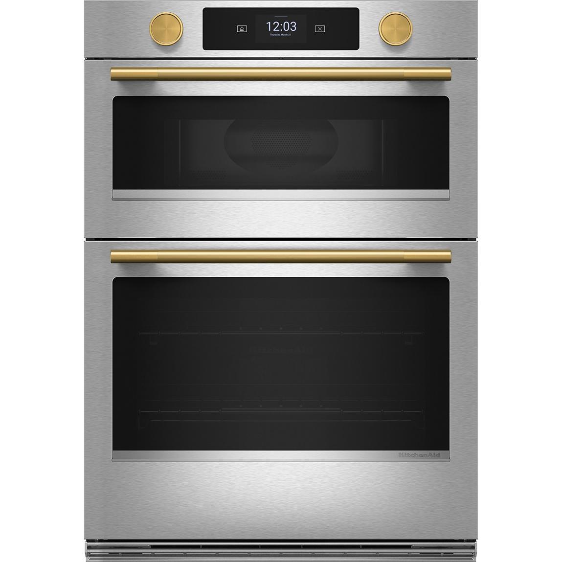 KitchenAid 30-inch Built-in Combination Wall Oven with Microwave Oven with Convection Technology KOEC730SPS IMAGE 5