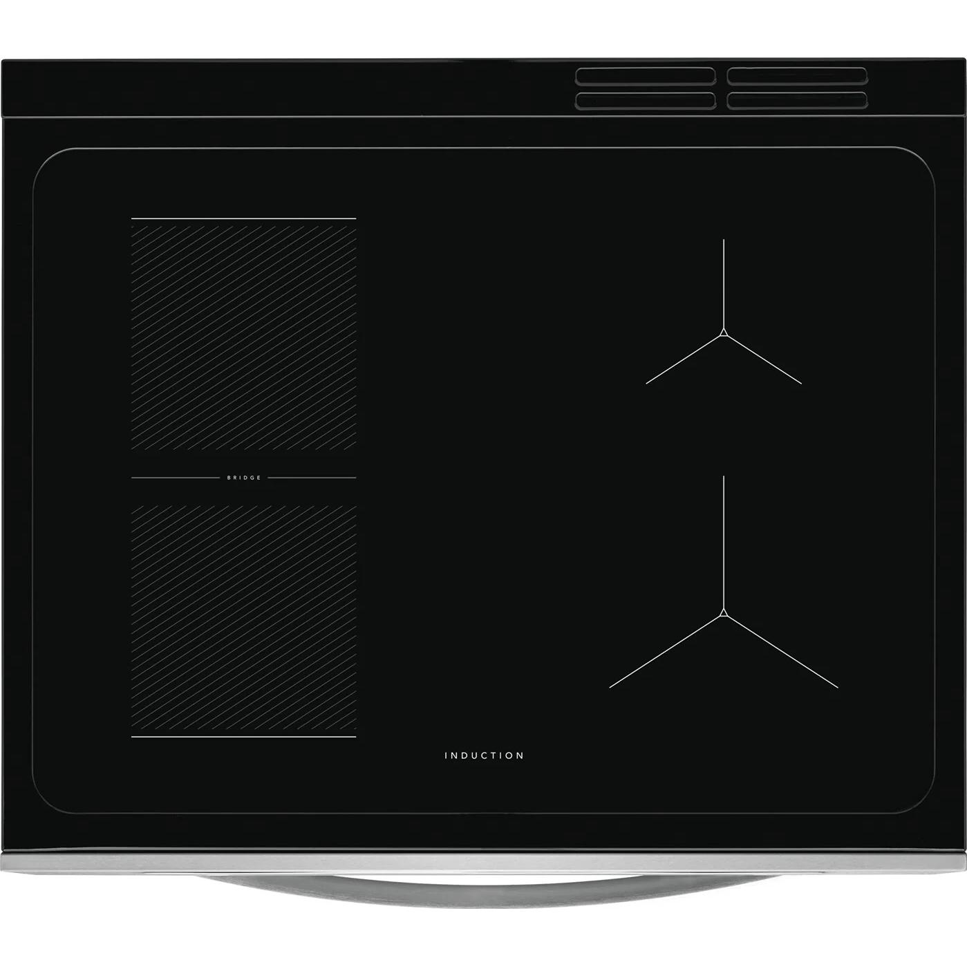 Frigidaire 30-inch Front Control Induction Range with Air Fry FCFI308CBS IMAGE 4