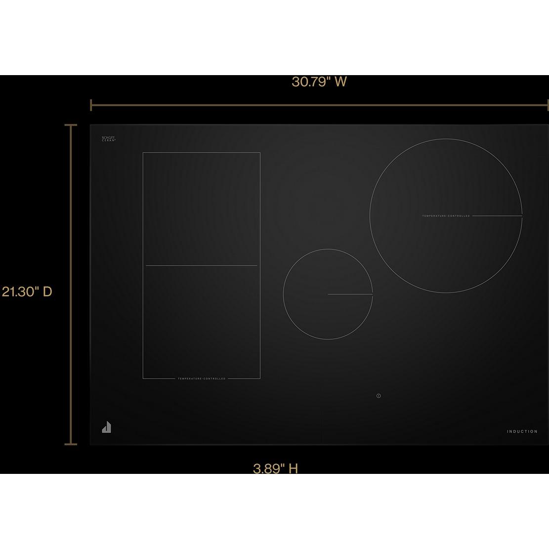  JennAir 30-inch Built-in Induction Cooktop JICT730SB IMAGE 4