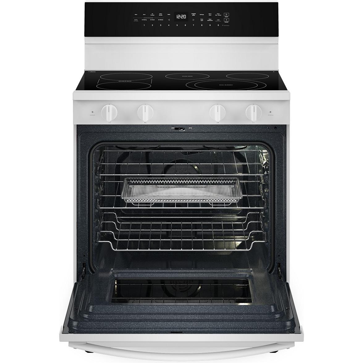  Whirlpool 30-inch Freestanding Electric Range with Air Cooking Technology YWFES7030SW IMAGE 4