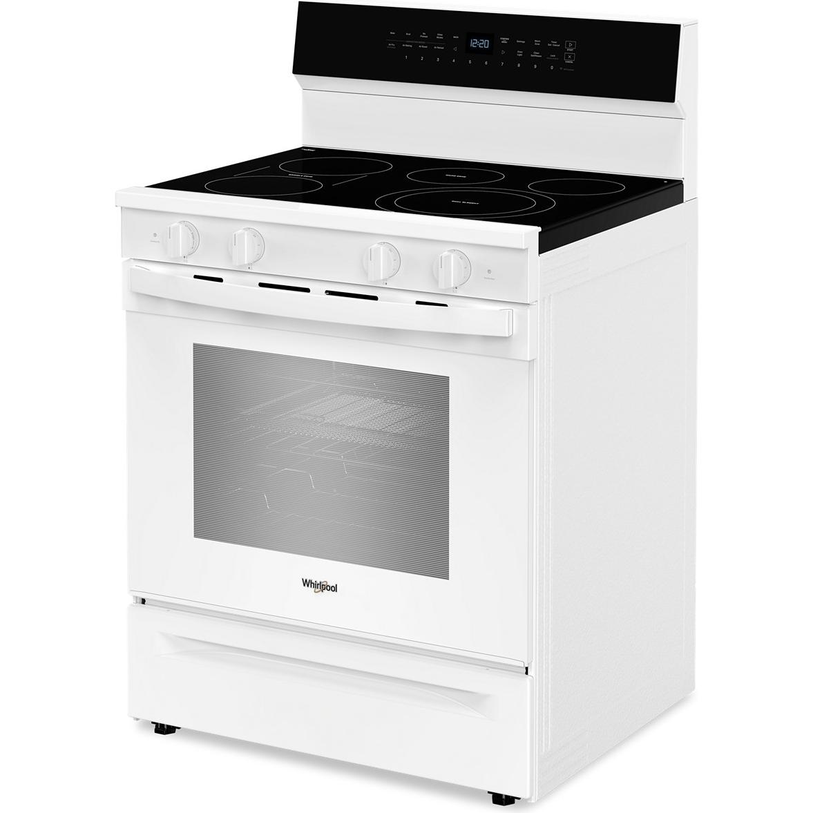  Whirlpool 30-inch Freestanding Electric Range with Air Cooking Technology YWFES7030SW IMAGE 5