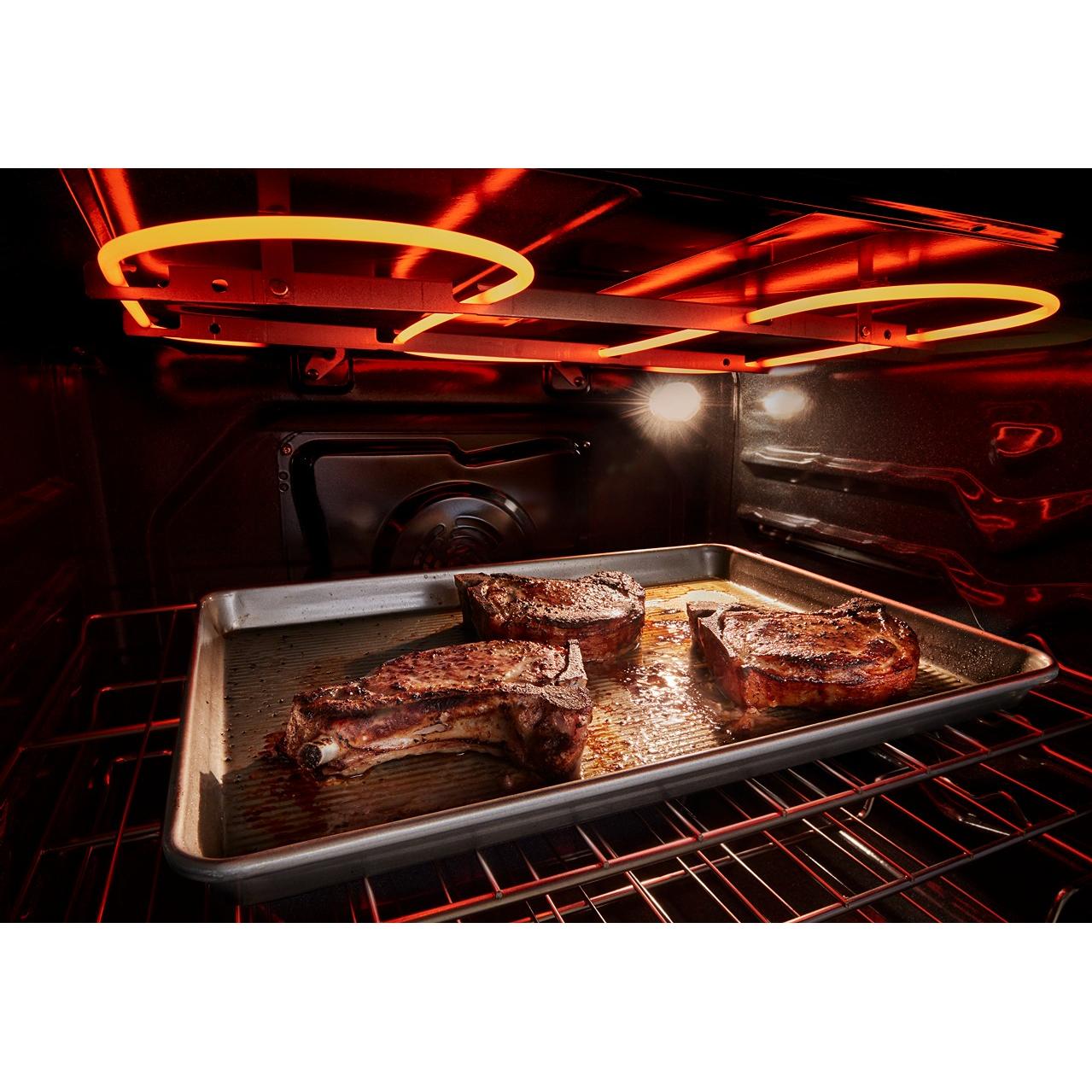  Whirlpool 30-inch Freestanding Electric Range with Air Cooking Technology YWFES7030SZ IMAGE 12