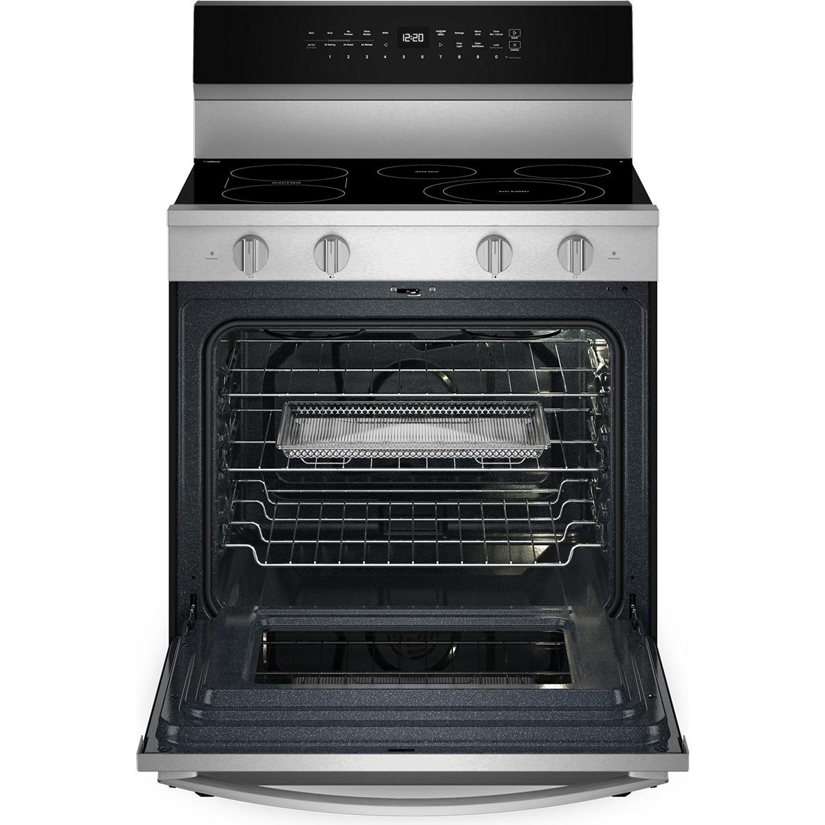  Whirlpool 30-inch Freestanding Electric Range with Air Cooking Technology YWFES7030SZ IMAGE 3