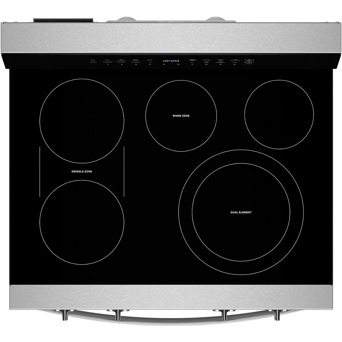  Whirlpool 30-inch Freestanding Electric Range with Air Cooking Technology YWFES7030SZ IMAGE 4