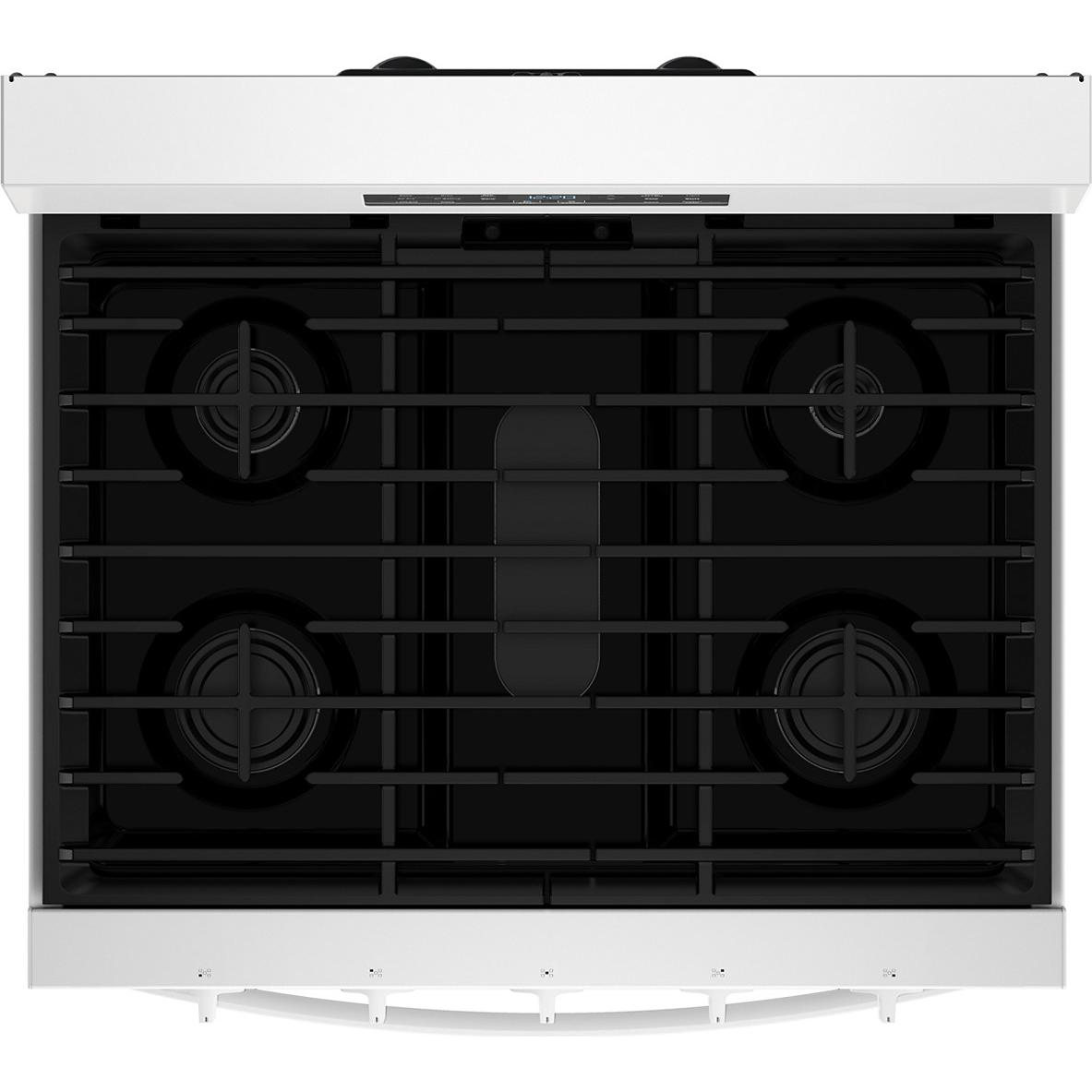  Whirlpool 30-inch Gas Range with Air Cooking Technology WFGS5730SW IMAGE 4