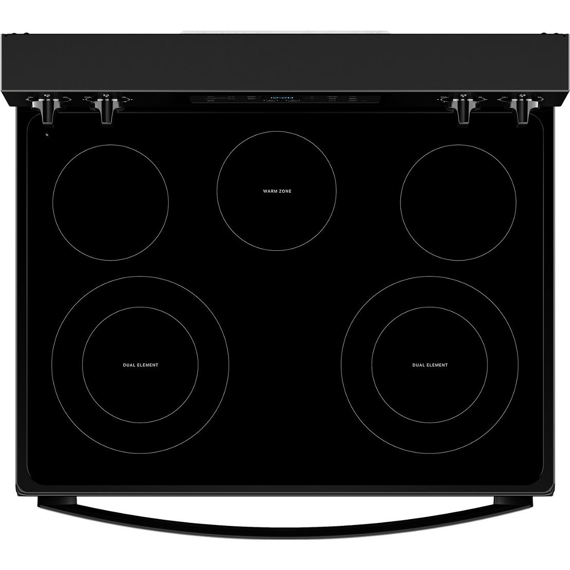  Whirlpool 30-inch Electric Range with Air Cooking Technology and Steam Clean YWFES4530SB IMAGE 4
