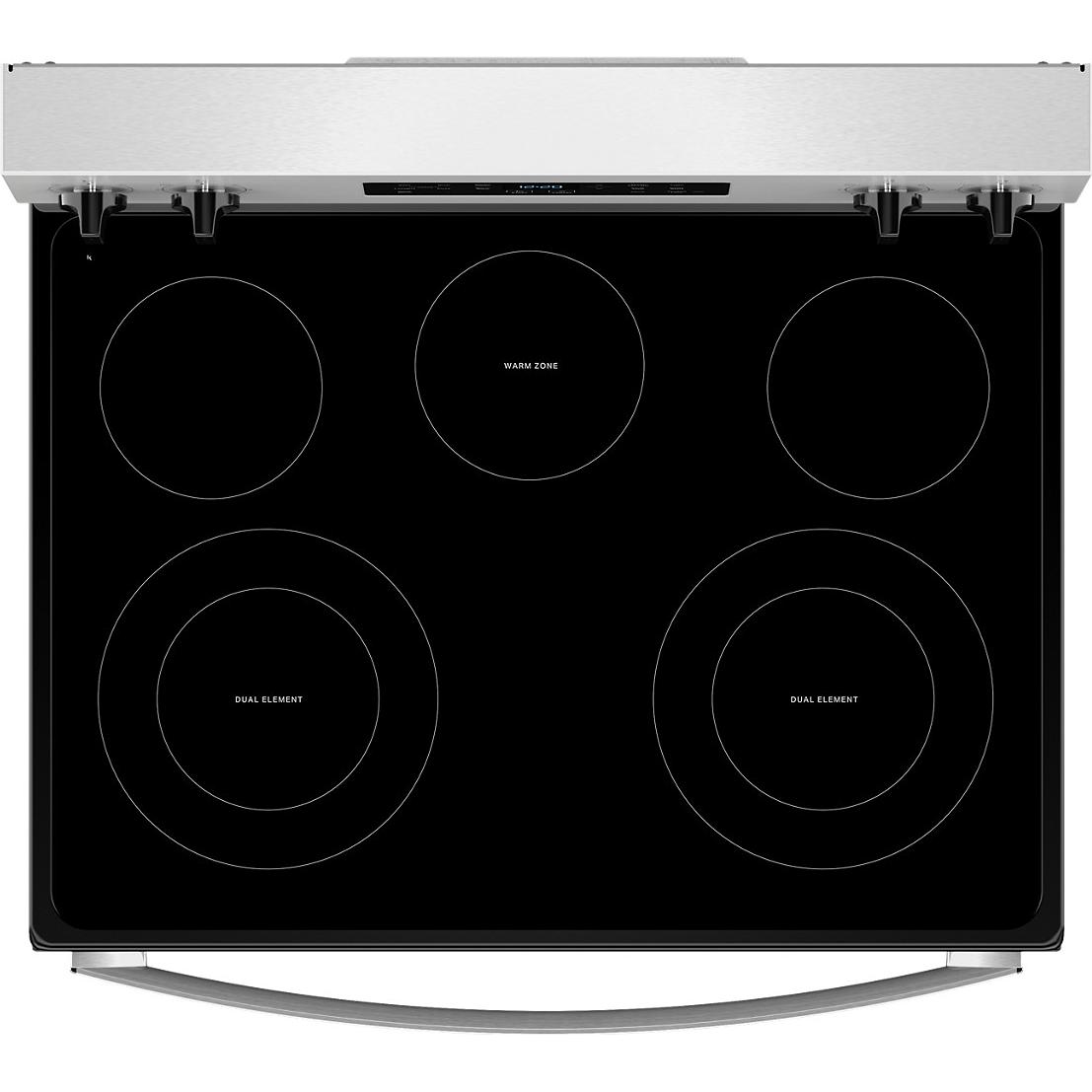  Whirlpool 30-inch Electric Range with Air Cooking Technology and Steam Clean YWFES4530SZ IMAGE 4