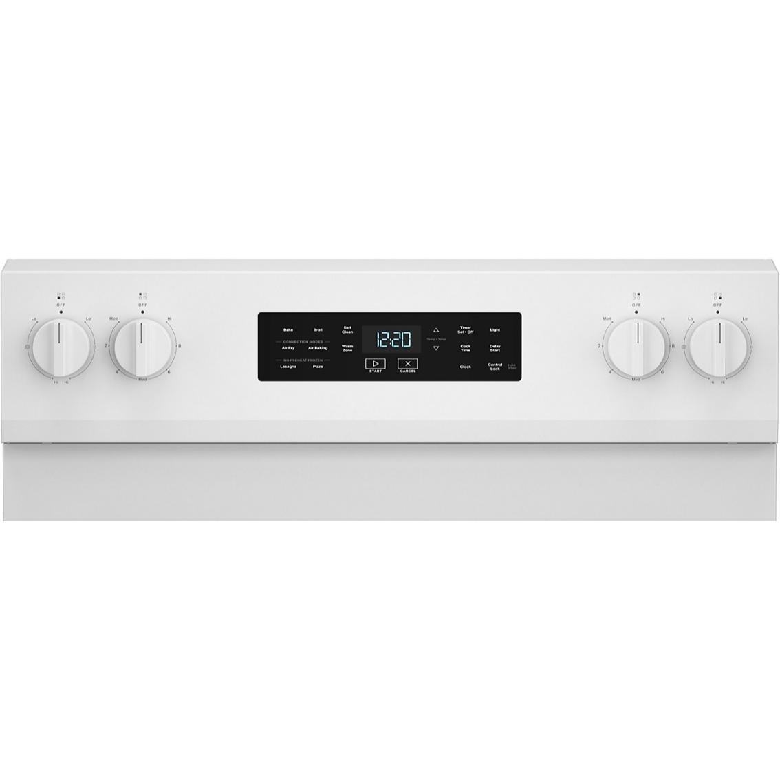  Whirlpool 30-inch Electric Range with Air Cooking Technology YWFES5730SW IMAGE 3