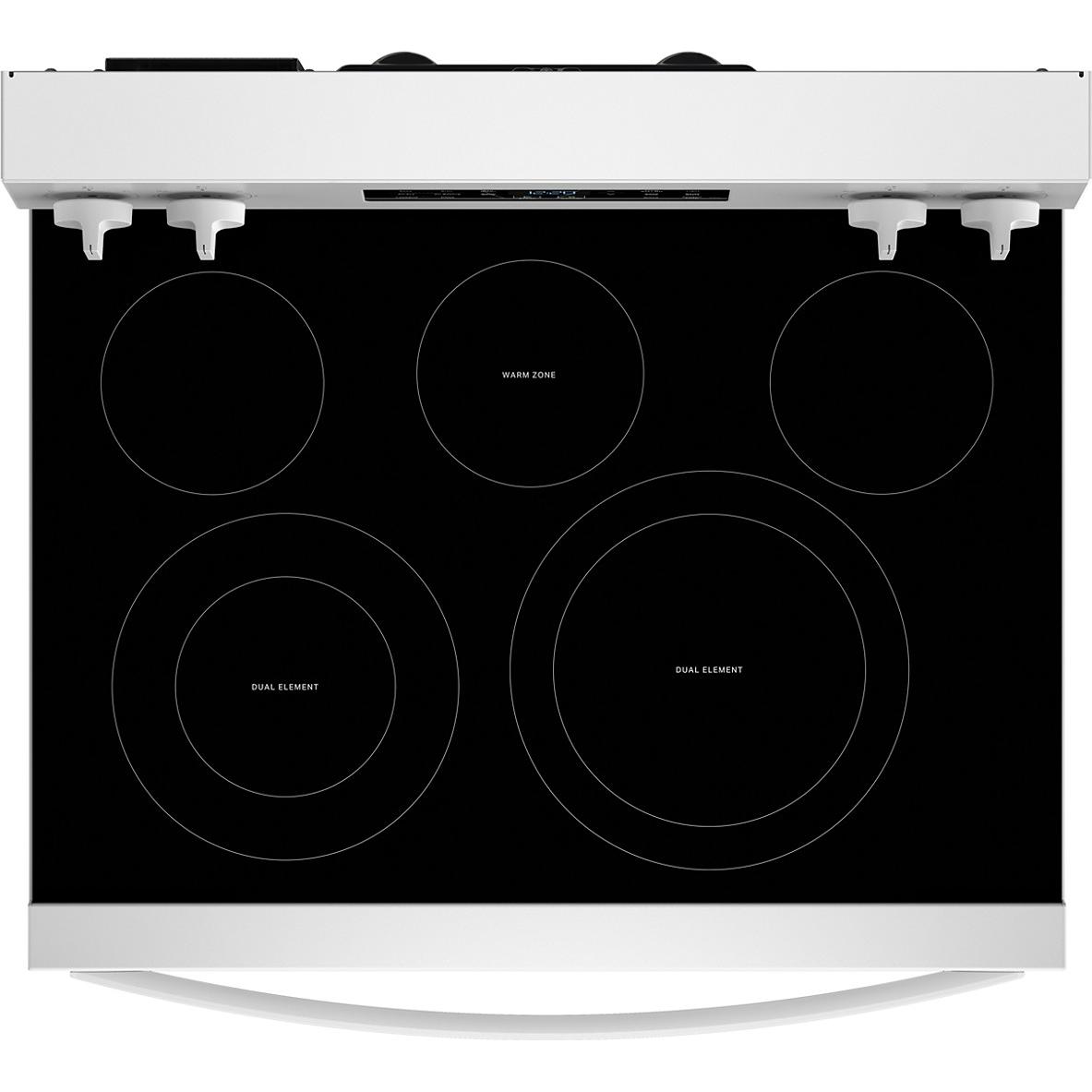  Whirlpool 30-inch Electric Range with Air Cooking Technology YWFES5730SW IMAGE 4