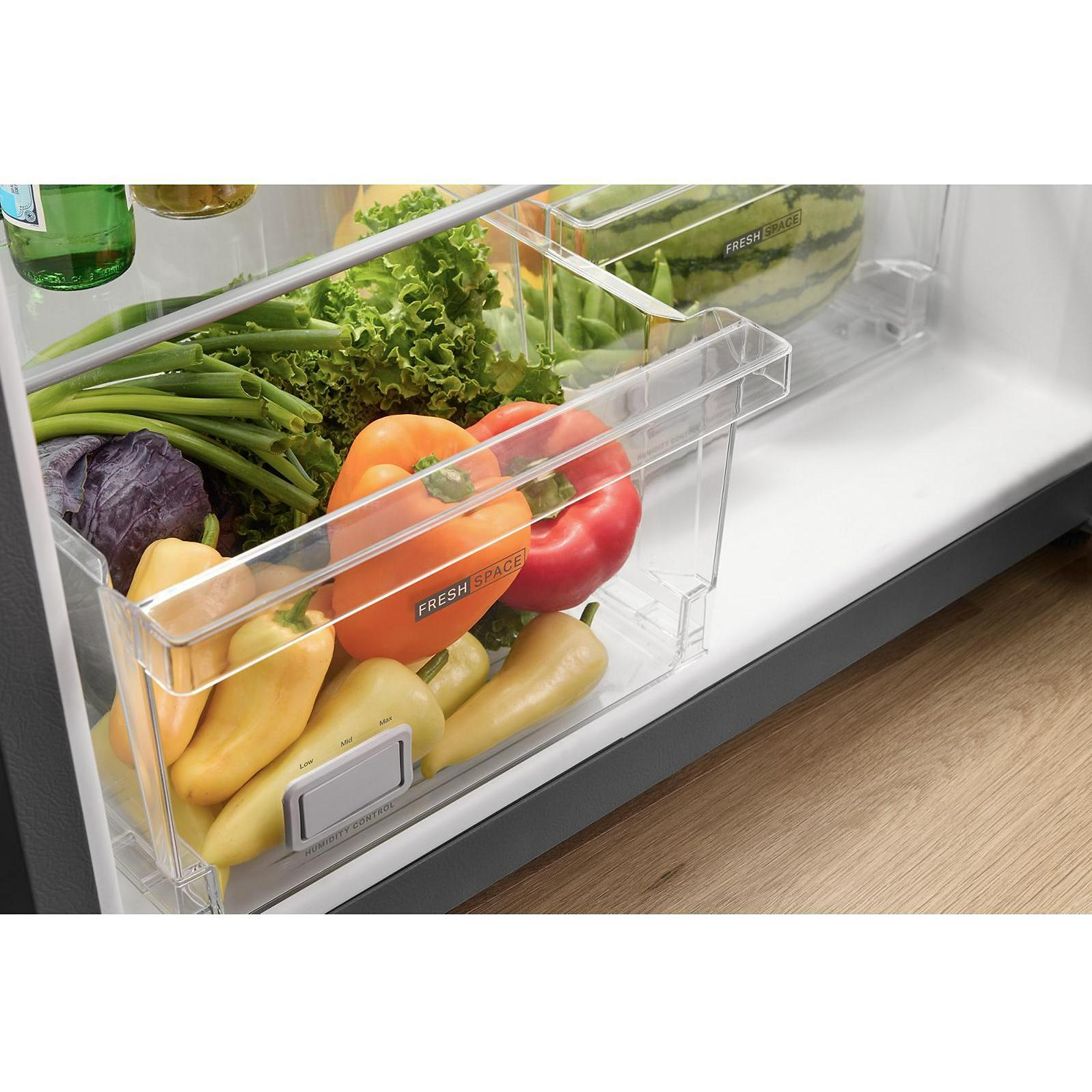  Whirlpool 29.5-inch, 19 Cu. Ft. Top Freezer Refrigerator with Total Coverage Cooling WRTX5419SB IMAGE 9