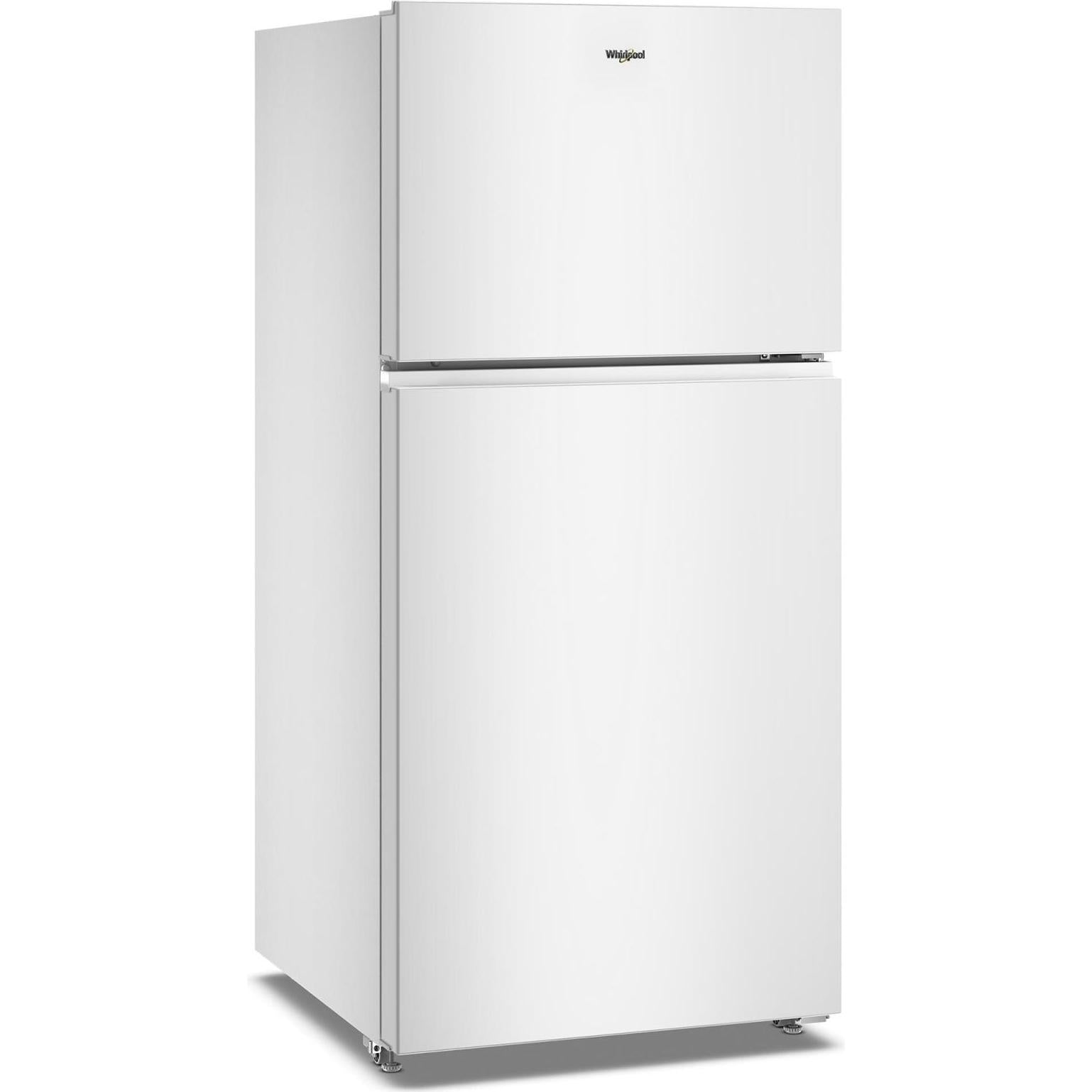  Whirlpool 29.5-inch, 19 Cu. Ft. Top Freezer Refrigerator with Total Coverage Cooling WRTX5419SW IMAGE 3