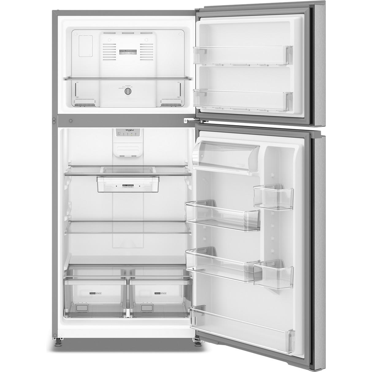  Whirlpool Freestanding Top Freezer Refrigerator WRTX5419SZ IMAGE 2