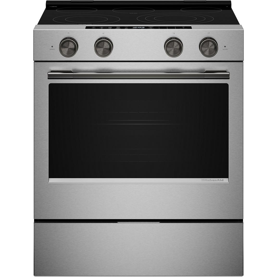  KitchenAid 30-inch Slide-in Electric Range with  Convection Cooking Modes YKSES530SPS IMAGE 6