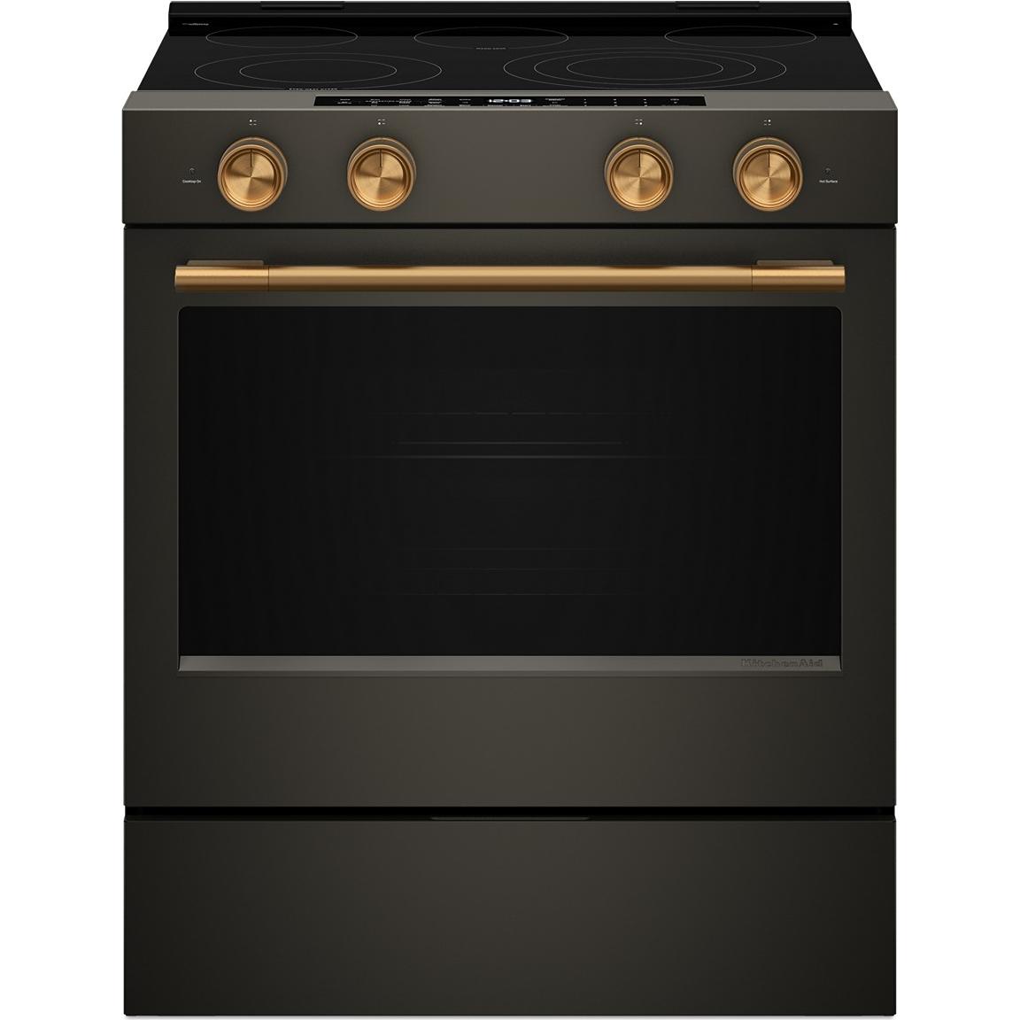  KitchenAid 30-inch Slide-in Electric Range with  Convection Cooking Modes YKSES530SBE IMAGE 4