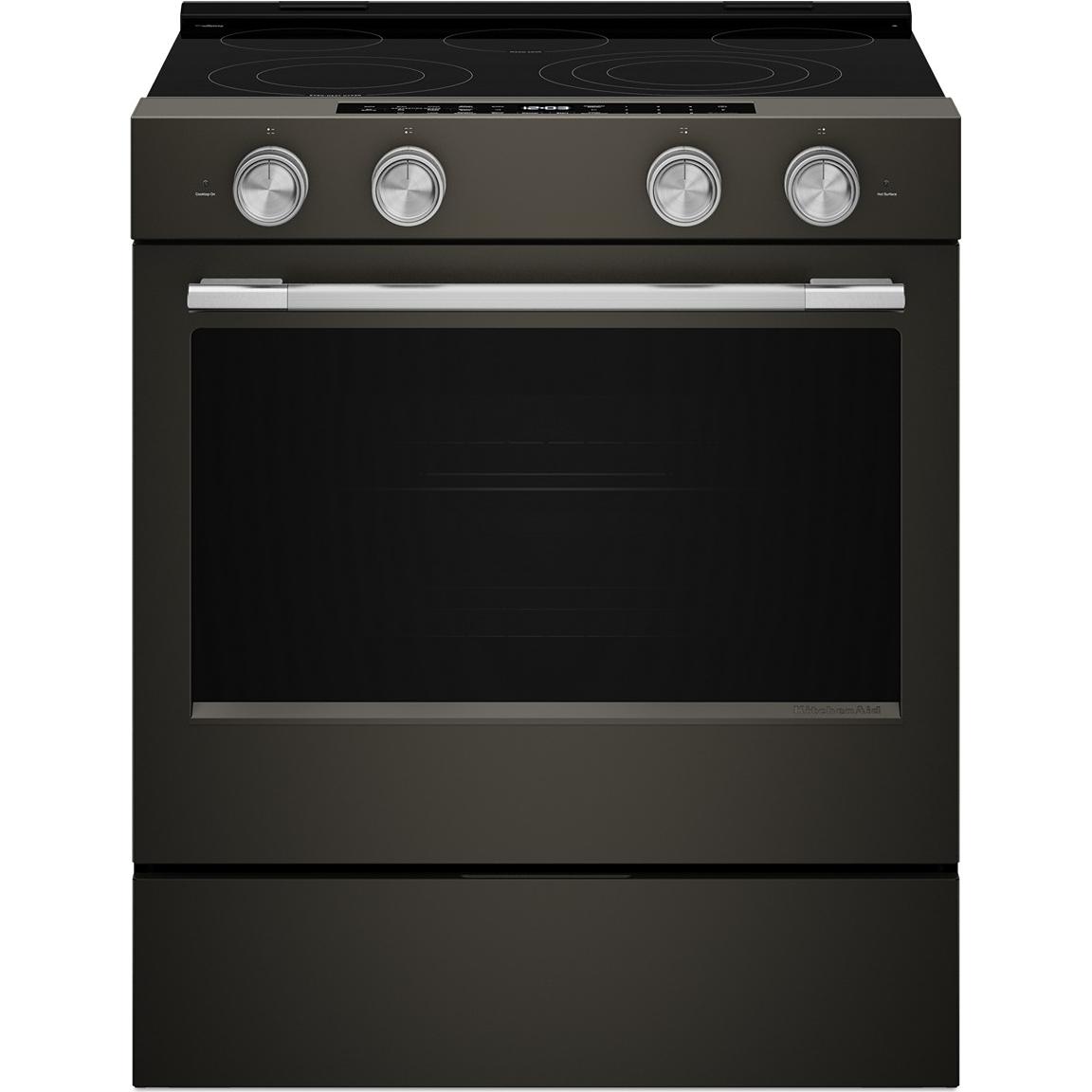  KitchenAid 30-inch Slide-in Electric Range with  Convection Cooking Modes YKSES530SBE IMAGE 5