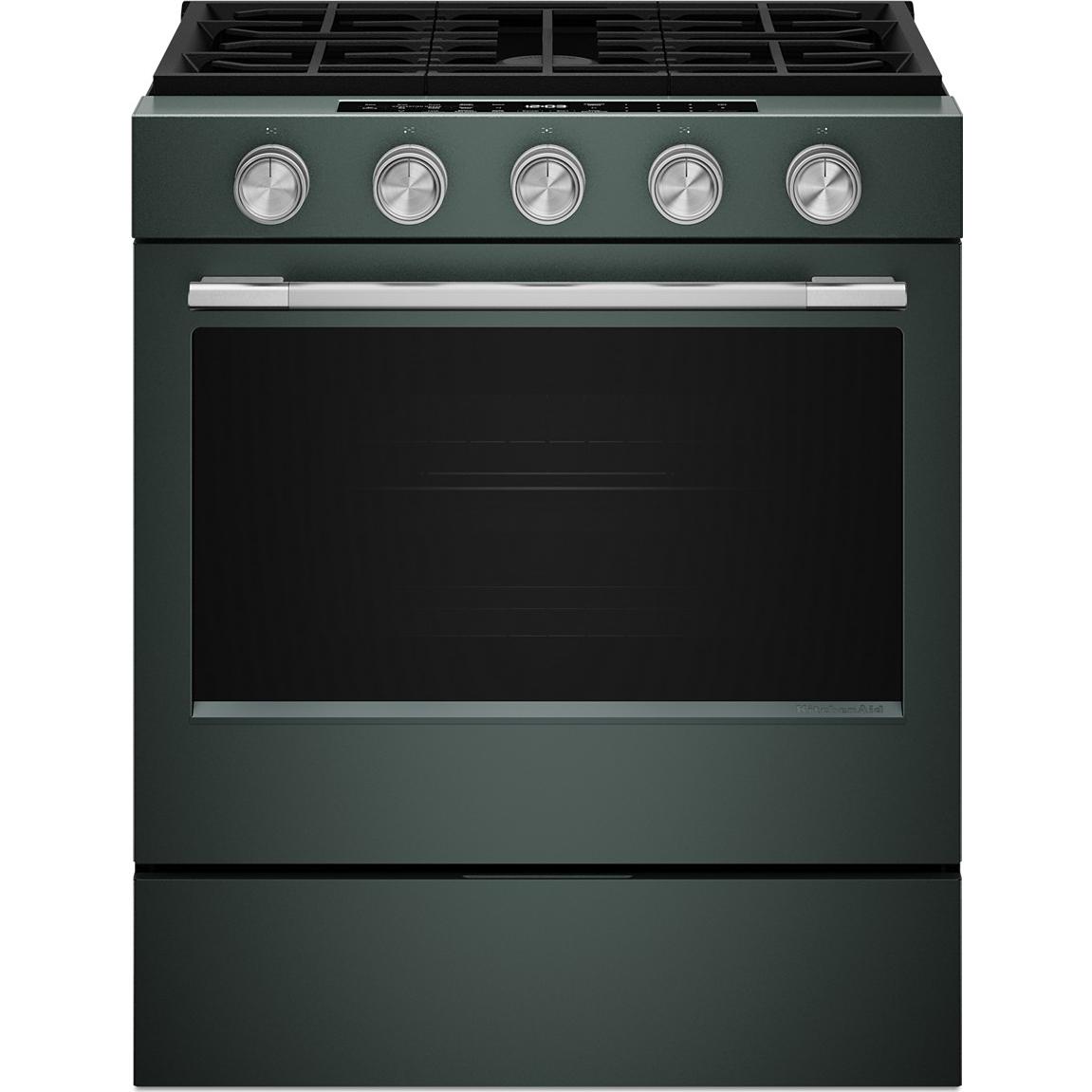 KitchenAid 30-inch Smart Slide-in Gas Range with Convection Cooking Modes and 2-in-1 Burner KSGS530SJP IMAGE 5