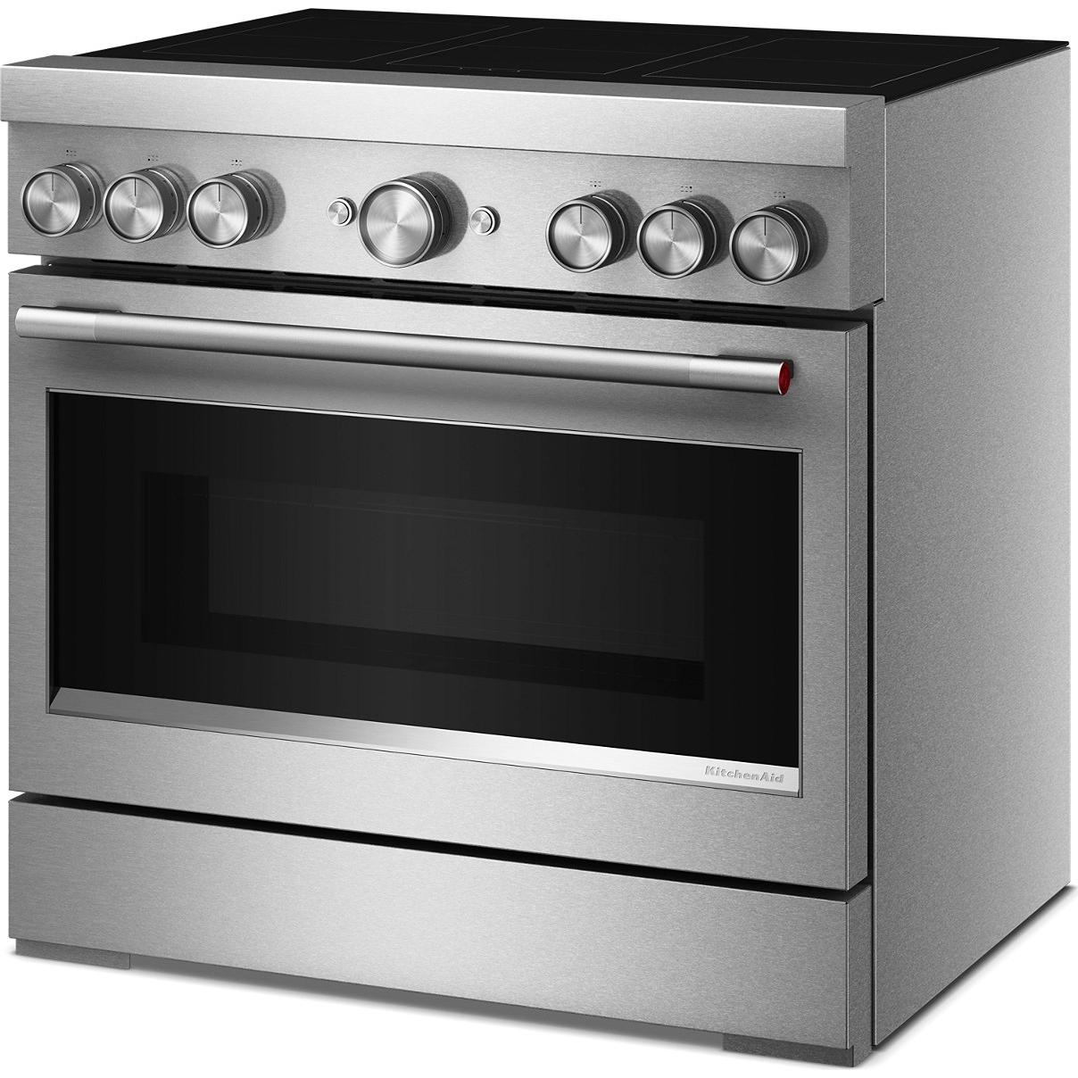  KitchenAid 36-inch Freestanding Induction Range with 6 Elements KFIS936SSS IMAGE 5
