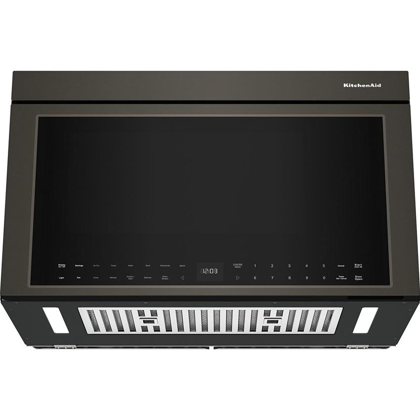  KitchenAid 30-inch, 1.1 cu. ft. Over-the-Range Microwave Oven with Air Fry Technology YKMMF730PBE IMAGE 5