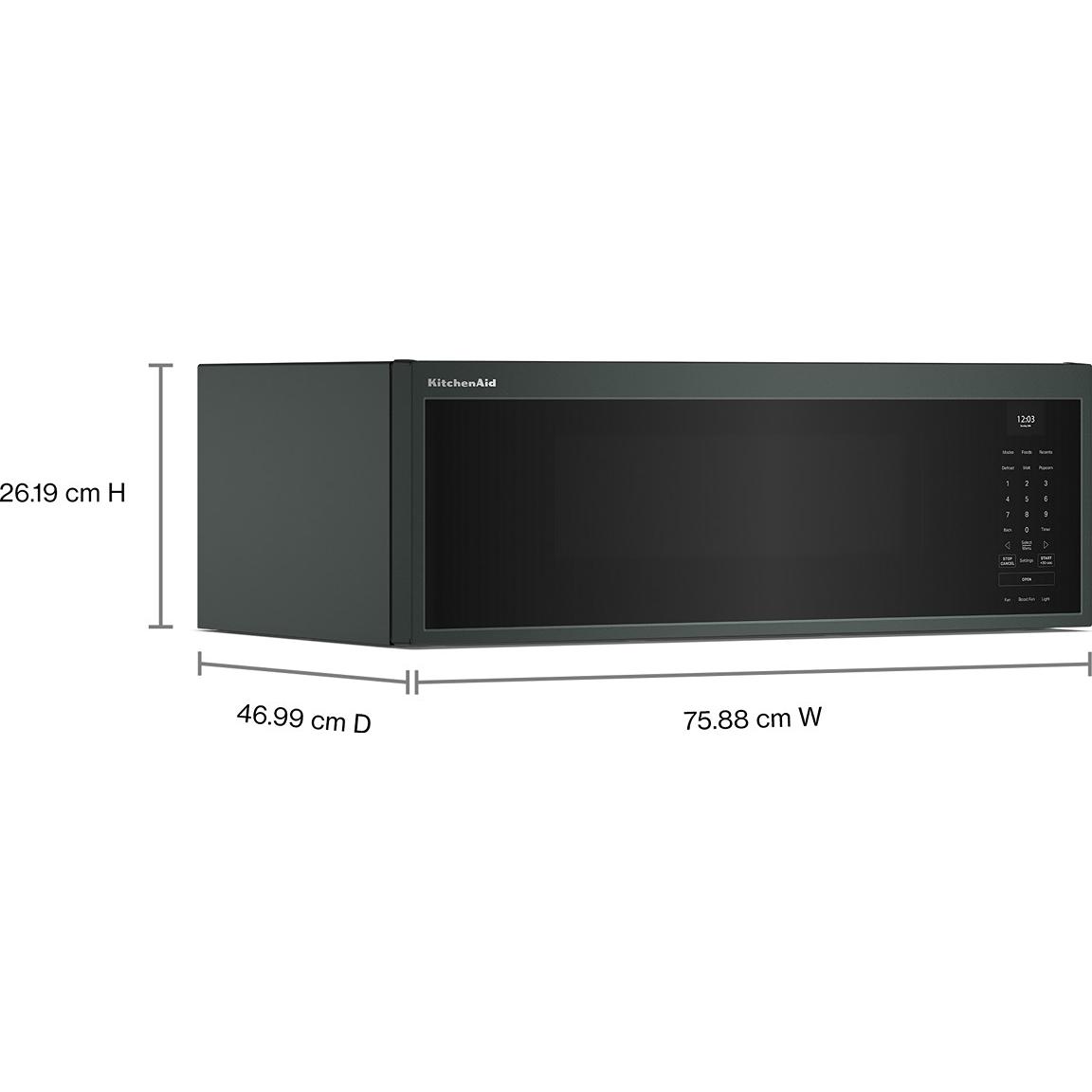 KitchenAid 30-inch, 1.1 cu. ft. Over-the-Range Microwave Oven YKMML550RJP IMAGE 8