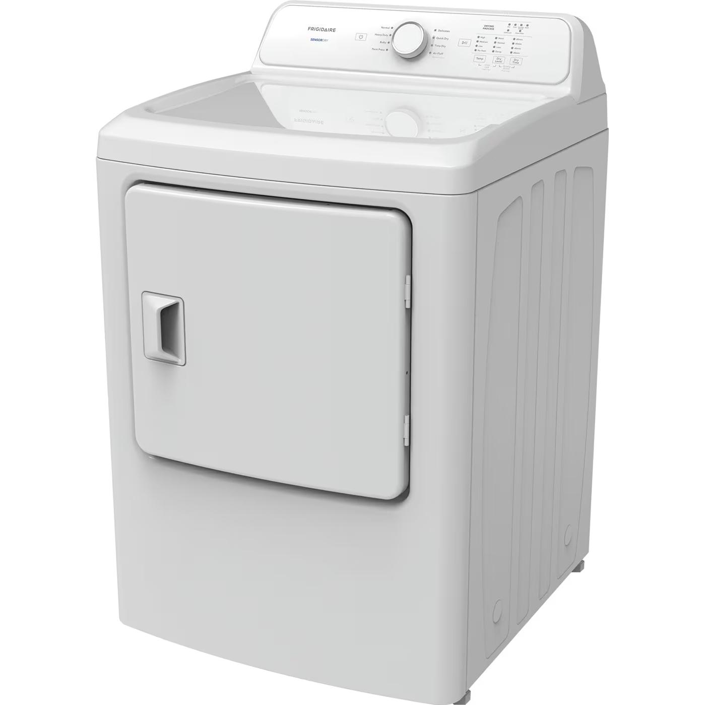  Frigidaire 7 Cu. Ft. Electric Dryer FLVE700CAW IMAGE 4
